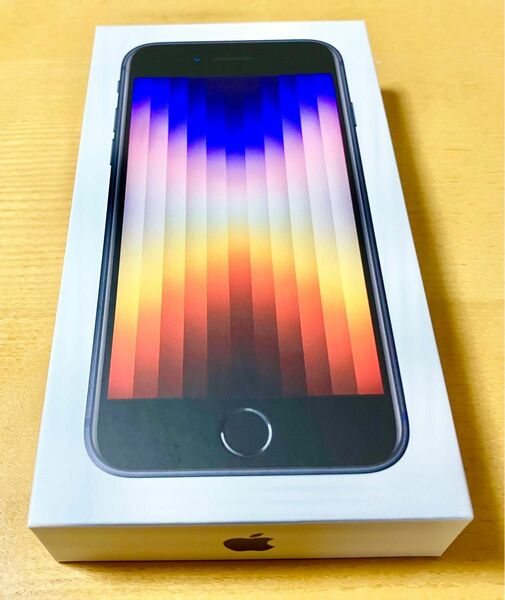 iPhone SE 第3世代　Midnight 128GB 本体なし　付属品未使用（コード）　説明書付き