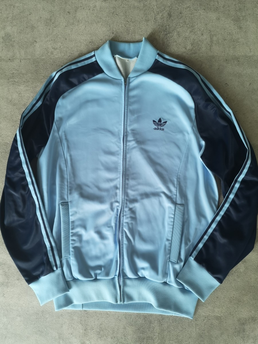 ☆adidas☆アディダス☆70s☆80s☆フランス製☆LAMPOジッパー☆-