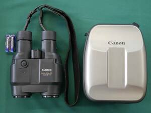 Canon 12×36 IS 5.6° IMAGE STABILIZER キャノン イメージスタビライザー 12倍 双眼鏡 防振機能 スペア電池付属