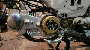 No.25 初期オーバーホール済 GPX125 4速リターン 124cc 12v 実働 エンジン 動画有り カブ モンキー ゴリラ シャリー ダックス