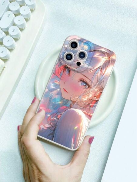 【新品未使用】iPhone14 ケース 13 CASE SHEINシーイン アニメ 漫画 イラスト マンガ かわいい 綺麗 人気