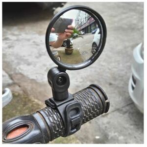  free shipping bicycle mirror handlebar rearview mirror rotation wide-angle road bike cycling 