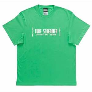 ★Ibanez アイバニーズ IBAT010XL XLサイズ Tシャツ グリーン / TUBE SCREAMER ロゴ ★新品/メール便
