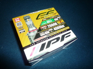 IPF イエローバルブ LEDバルブ HB3/4 フォグランプ用 2600K極黄 E154HFB 未使用 即決 送料無料