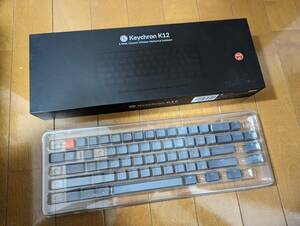 【中古美品】Keychron K12 ワイヤレスキーボード RGBバックライト オプティカルスイッチ 赤軸 ホットスワップ