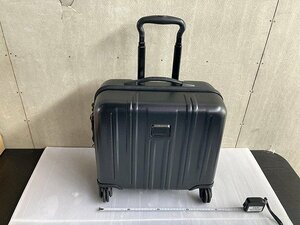 MIE98690YMT ★美品★TUMI キャリーケース 24L 4輪 コンパクト ブラック TUMI V4 TSAロック 直接お渡し歓迎