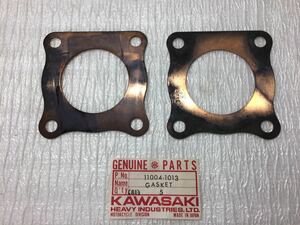 10G95 カワサキ KX80-A1 シリンダーヘッドガスケット 純正 新品 11004-1013 部品番号ラベルはついません。撮影の為、開封しました。