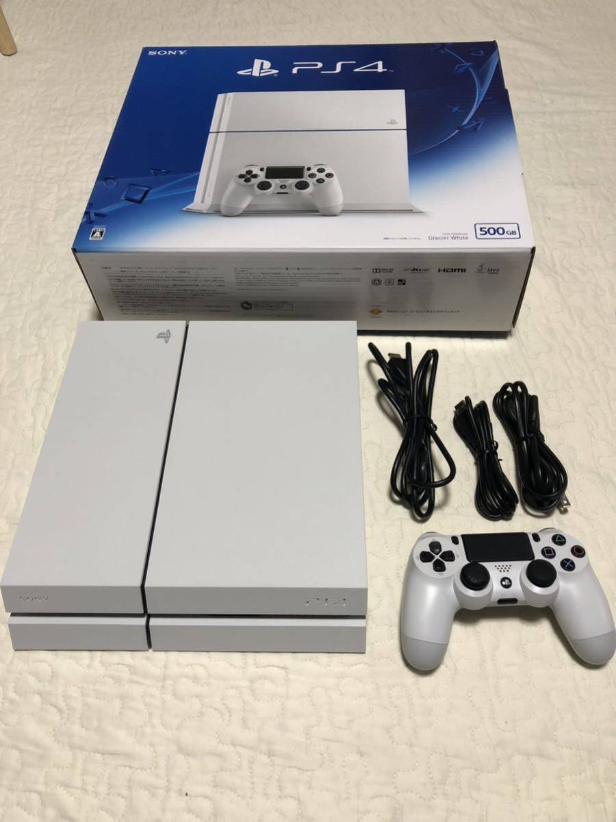 2023年最新】ヤフオク! -PlayStation 4 グレイシャーホワイト 500gbの