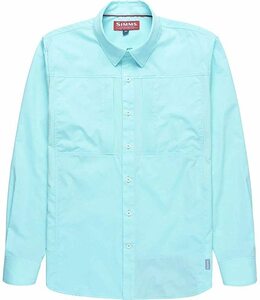 SIMMS SLACK TIDE LS SHIRT Sea Breeze シムス　スラック　タイド　長袖　シャツ　米国M　日本L