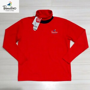 新品 BRIDGESTONE パラディーゾ タートルネック セーター M メンズ ニット Paradiso ゴルフ