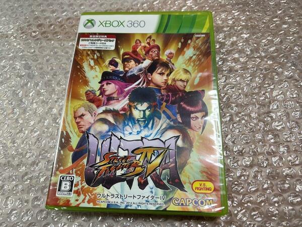 XBOX360 ウルトラ・ストリート・ファイターIV Ultra Street Fighter IV 新品未開封 美品 日焼けなし 送料無料 同梱可