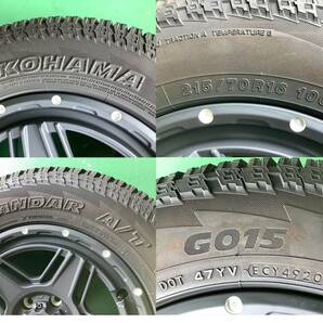 【未使用+中古】マッドヴァンス 07 16x7J 5H 114.3 +38 4本 1台分 215/70R16 ジオランダー デリカD5 RAV4 エクストレイル RVR エクリプスの画像6