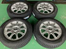 【中古+未使用】AXEL 15x6J 5H 114.3 +43 4本 1台分 W626 195/65R15 2023年製 冬 雪 スタッドレス セレナ ランディ アイシス ルミオン など_画像1