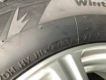 【中古+未使用】AXEL 15x6J 5H 114.3 +43 4本 1台分 W626 195/65R15 2023年製 冬 雪 スタッドレス セレナ ランディ アイシス ルミオン など_画像8