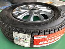 【中古+未使用】バルミナ 13x4J 4H 100 +45 4本 1台分 BS VRX ブリザック 冬 雪 スタッドレス 155/80R13 ハスラー フレアクロスオーバー 等_画像4