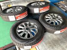 【中古+未使用】バルミナ 13x4J 4H 100 +45 4本 1台分 BS VRX ブリザック 冬 雪 スタッドレス 155/80R13 ハスラー フレアクロスオーバー 等_画像10