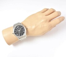 新品 エンポリオアルマーニ 腕時計 メンズ バレンテ クロノグラフ AR11083 クオーツ アルマーニ 未使用 箱なし_画像7
