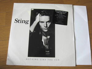 □STING …NOTHING LIKE THE SUN 米盤オリジナルシュリンク＆ステッカー半透明美盤！全面MASTERDISK刻印