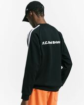 【新品未使用】 23SS 新品 FCRB f.c real bristol エフシーレアルブリストル SOPHNET ソフ TRAINING TRACK CREWNECK TOP ジャージ BLACK_画像3