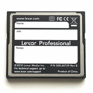 【2枚限り】☆美品☆ CFカード 8GB 400x レキサー プロフェッショナル Lexar Professional コンパクトフラッシュ CompactFlash Cardの画像2