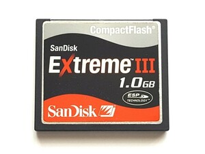 ☆良品☆ CFカード 1GB サンディスク エクストリームIII SanDisk Extreme III コンパクトフラッシュ CompactFlash Card