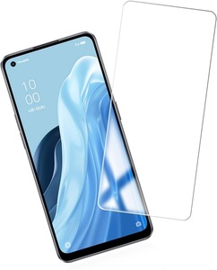 OPPO Reno9 A/7 A通用ガラス 液晶フィルム 高透過性 耐衝撃 硬度9H 極薄0.33mmラウンドエッジ加工 飛散防止 透明