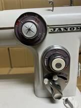 JANOME 　ジャノメ 　ミシン　MODEL　672 手工芸 ハンドクラフト　フットペダル付 　通電済み　③_画像4