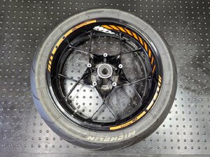 #KTM 690 DUKE R original rear wheel 5.00×17 bend less 2013 year actual work car remove Duke search 690SMC Supermoto [R050930]