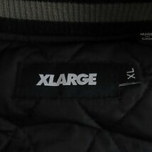 ☆X-LARGE/エクストララージ 中綿 ウール スタジャン ジャケット 袖レザー切替 101204021002/XL /080_画像3