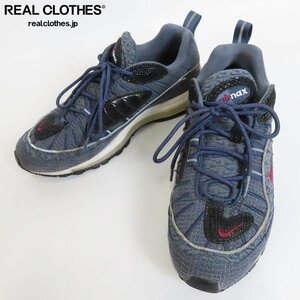 NIKE/ナイキ AIR MAX 98 QS エアマックス クイックストライク サンダーブルー 924462-400 27.0 /080