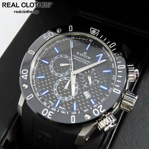 EDOX/エドックス クロノオフショア1 クロノグラフ 500m防水 メンズ 10221-3-NIBU2 /000