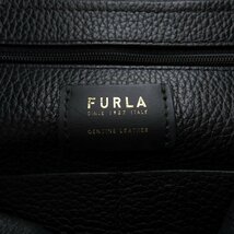 FURLA/フルラ レザートートバッグ ブラック /080_画像6