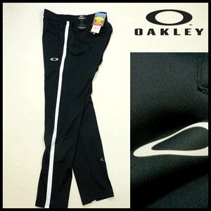 新品 オークリー OAKLEY ロングパンツ テーパード XL(85-90cm) 黒 ENHANCE TRACK PANTS 吸汗速乾 アクアドライ メンズ 1円～ Q1【B2657】