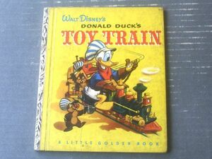 洋書【ドナルド・ダッグ トイ・トレインＴОＹ ＴＲＡＩＮ（ウォルド・ディズニー）】ザ・リトル・ゴールデン・ライブラリー（昭和２５年）