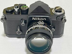 中古品　動作品　Nikon F2アイレベル　ブラック　レンズ付き取扱説明書付き　おまけ付き　送料無料