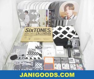 SixTONES Rough xxxxxx 他 グッズセット ショッピングバッグ/入浴剤/ツアーステッカー 等 【良品 同梱可】ジャニグッ