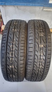 【未使用】 DUNLOP LE MANS LM704 155/55R14 2本 コンフォートラジアル デジタイヤ 吸音スポンジ イボ付 バリ付 ヒゲ付 ビード傷無し