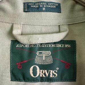 90s ORVIS コットン ハンティング ジャケット M ベージュ フィッシング サファリ カメラマン シャツ オービス 80s 00s オールド ビンテージの画像2