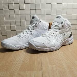 送料無料・新品未使用！！アシックス ASICS バスケットボールシューズ バッシュ / DUNKSHOT MB9 / 白 ホワイト 24.5ｃｍ