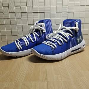 Бесплатная доставка и новая неиспользованная! ! Under Armour Under Armour Basketball Shoes / Hovr Havoc / Blue 25.0 см.