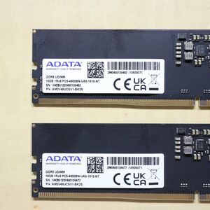 DDR5 32GB ADATA PC5 4800 AD5U480016G