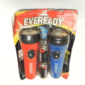 US EVEREADY LED ライト ブルー＆レット 2個 懐中電灯 未使用