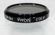  レンズフィルター φ30.5mm シグマ SIGMA ND4X R60 Y52 O56　4種 カラーフィルター 現状品_画像9