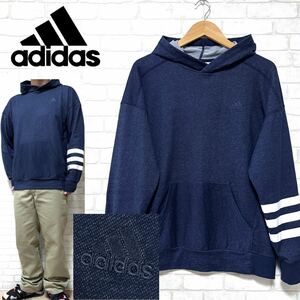 adidas アディダス 3ストライプス プルオーバーフーディ