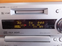 【動作品・メンテ済】(ピックアップ・ベルト新品)ONKYO FR-7GX CD・MD/チューナーアンプ スピーカー ケーブル アンテナコード付き_画像10