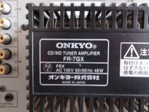 【動作品・メンテ済】(ピックアップ・ベルト新品)ONKYO FR-7GX CD・MD/チューナーアンプ スピーカー ケーブル アンテナコード付き_画像6