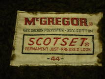 60s 70s　ヴィンテージ　McGREGOR　マクレガー　SCOTSET　ボアライナー付　スイングトップ　ドリズラー　TALON　サイズ44_画像5