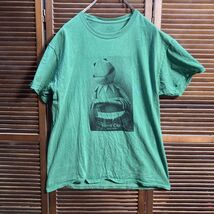 YQB ★1円スタート☆ 古着 キャラ Tシャツ カーミットクライン kermit clein / 80s 90s Y2K ビンテージ vintage_画像2