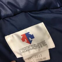 送料無料★DESCENTE デサント★中綿ダウンジャケット　2way ベスト　ブルゾン　ジャンバー★メンズ　Lサイズ★ネイビー　#51030skake_画像4