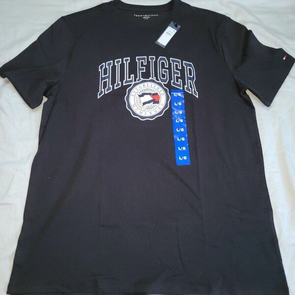 新品　未使用品　トミーヒルフィガー　 半袖Tシャツ　Lサイズ　ネイビー　TOMMY HILFIGER　コストコ